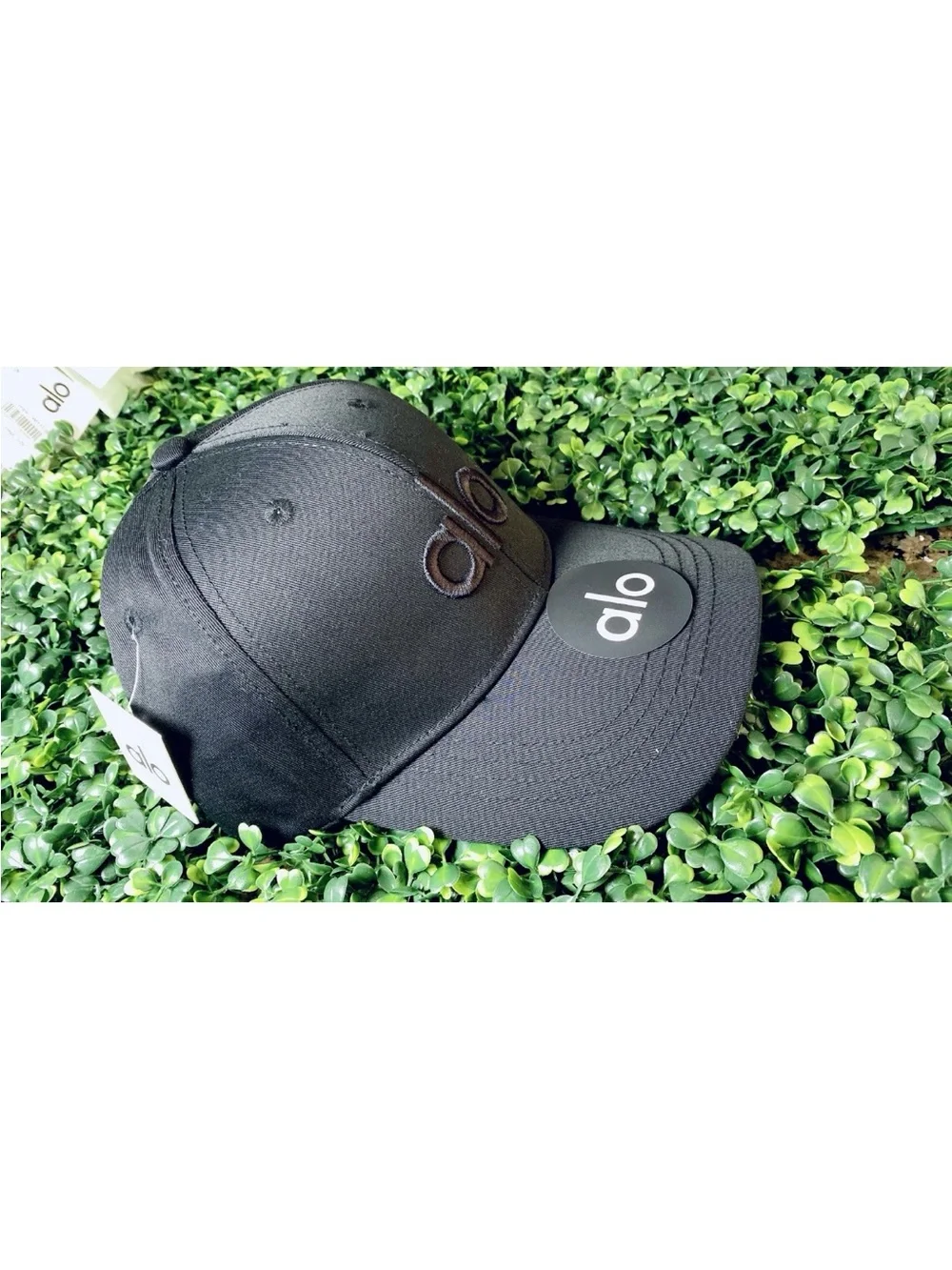 Black ALO Unisex Adjustable Baseball Cap New With Tags